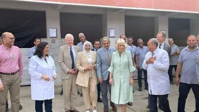 محافظ القاهرة يتابع  زيارة الدوقة كاميلا  لمستشفى بروك بحى السيدة زينب