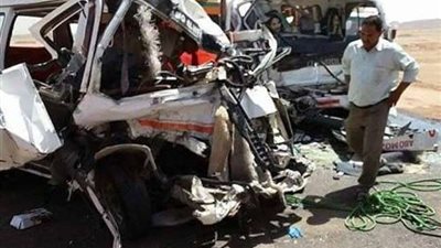 إصابة 12 شخصًا في حادثي تصادم بالبحيرة