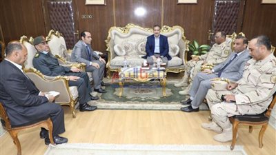 محافظ المنوفية يستقبل وفد الهيئة الهندسية للنظر في طلبات التصالح