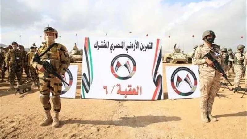 انطلاق فعاليات التدريب المصري الأردني المشترك 