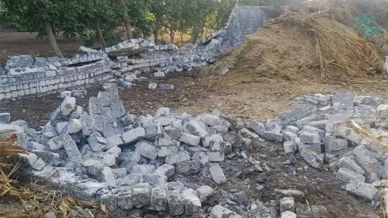 زراعة المنوفية: إزالة فورية لحالة تعدي على الأرض الزراعية بقويسنا