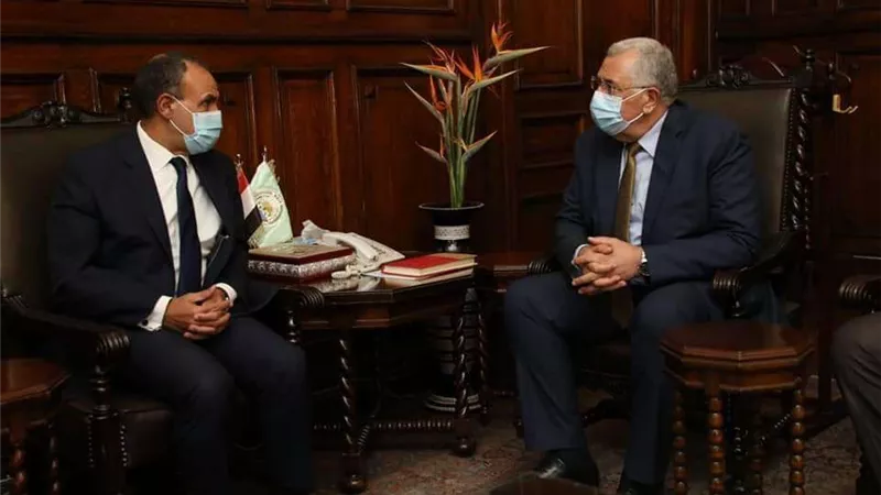 وزير الزراعة يلتقى مساعد وزير الخارجية في مستهل عمله سفيرا لمصر في بروكسل