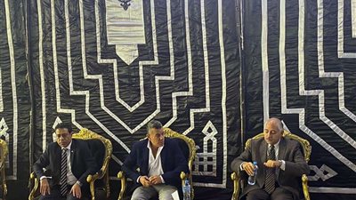 وفد الأهلي في نادي الزمالك لتقديم واجب العزاء في الراحل جلال إبراهيم