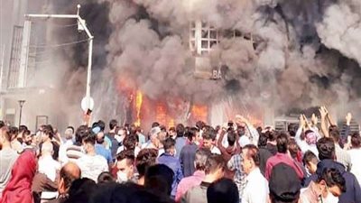 السومرية: تجدد اندلاع النيران بالقنصلية الإيرانية في النجف