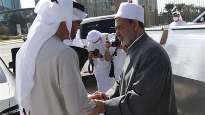 شيخ الأزهر يلتقي الشيخ محمد بن زايد ولي عهد أبو ظبي