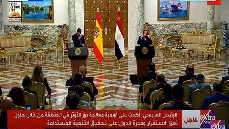 الرئيس السيسي: المباحثات مع اسبانيا عكست تطابق الرؤى.. فيديو