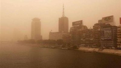 الأرصاد تحذر المواطنين من الرمال المحملة بالأتربة على القاهرة