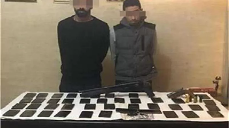 أمن القليوبية يلقي القبض على عاطلين بحوزتهم كمية من المواد المخدرة