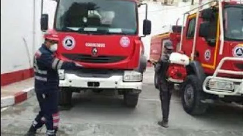 الحماية المدنية تسيطر علي حريق بمستشفي خاص بالأسكندرية