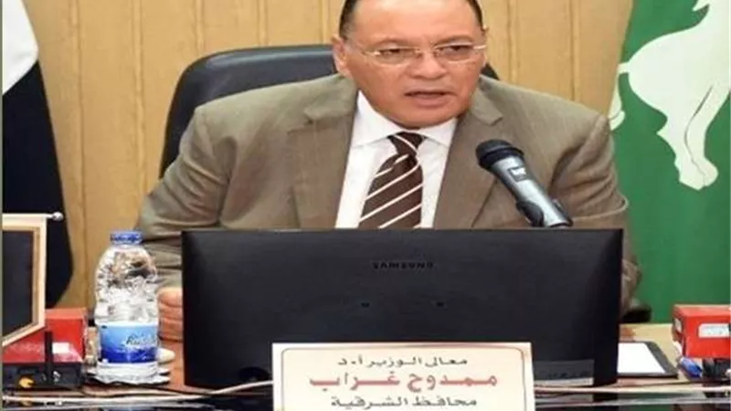 محافظ الشرقية يتابع أعمال تنفيذ المرحلة الثانية من كوبري شرويدة