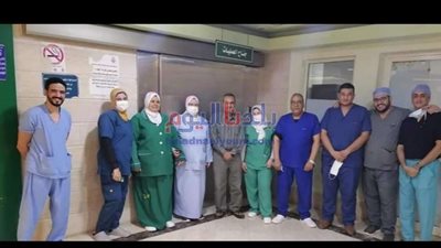 انقاذ ساق شاب من البتر بمستشفى بني سويف التخصصي بعد 10ساعات من حادث بالشرقية