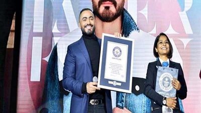 موسوعة جينيس تكشف حقيقة حصول تامر حسني على جائزة أكثر فنان ملهم حول العالم