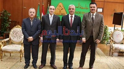 رئيس جامعة المنوفية يتابع استيفاء متطلبات الحصول على الأيزو 9001