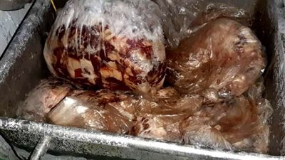 ضبط مصنع لتصنيع اللحوم الفاسدة داخل مدرسة بالإسماعيلية