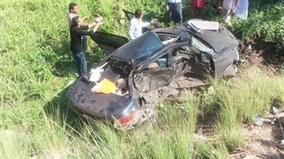 مصرع ربة منزل صطدمتها سيارة مجهولة فى القليوبية