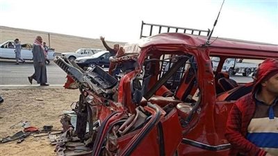 تفاصيل حادث ميكروباص على طريق العياط وعدد الإصابات