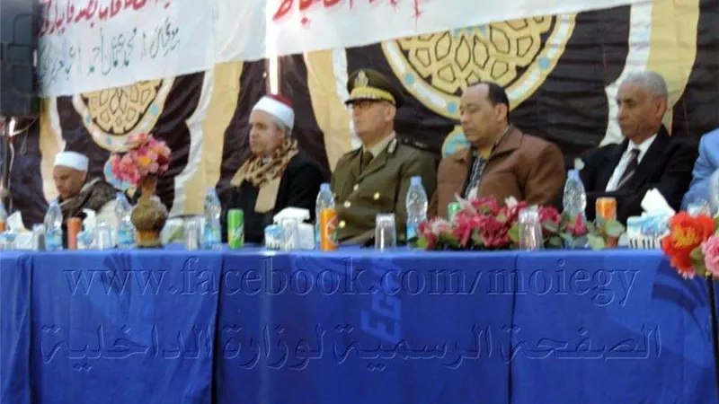 أمن أسيوط يعقد جلسة صلح بين عائلتين بصدفا