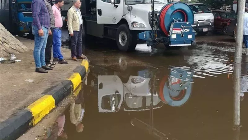 شركة المياه بالقليوبية ترفع درجة الاستعداد القصوى بسبب الأمطار