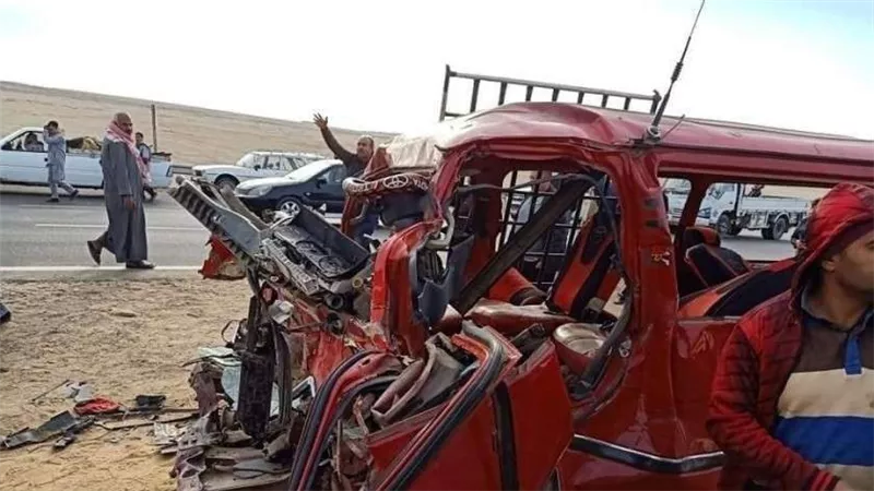 تفاصيل حادث ميكروباص على طريق العياط وعدد الإصابات