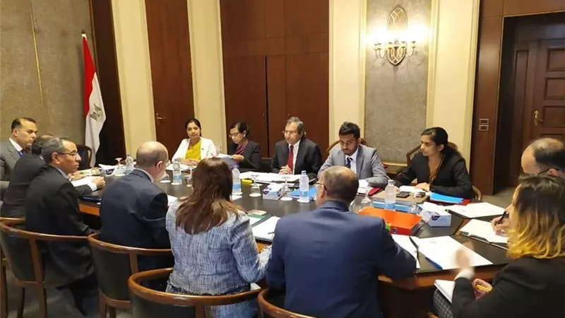 انعقاد الجولة الأولى للمشاورات السياسية المصرية السريلانكية (صور)