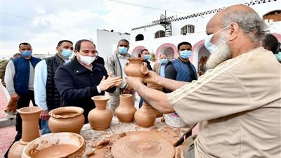 توجيه عاجل من الرئيس السيسى لدعم الصناعات الحرفية