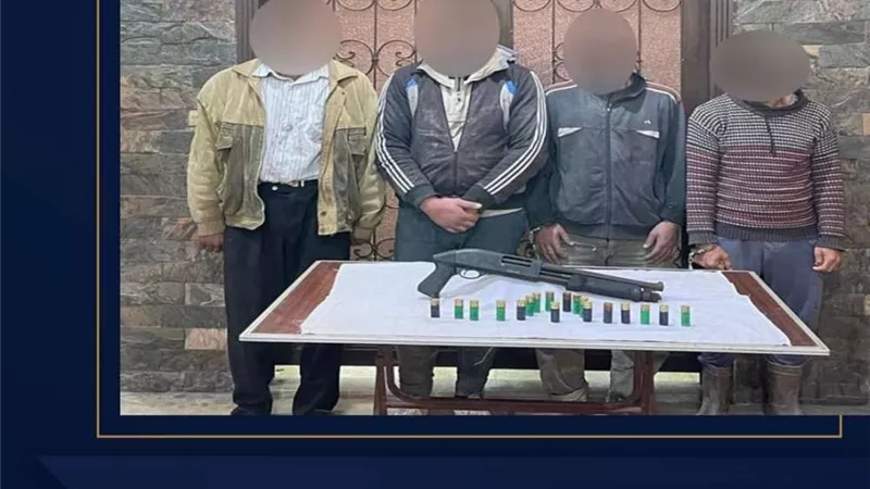 بحوزة 5 أشخاص.. ضبط أسلحة نارية ومواد مخدرة بالمنوفية