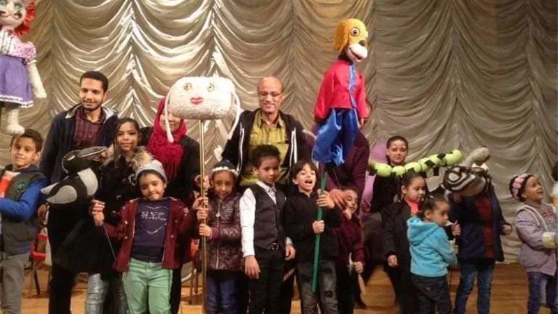 الزناتى : ورش فنية وعرض لمسرح العرائس لأبناء الصحفيين على مسرح النقابة