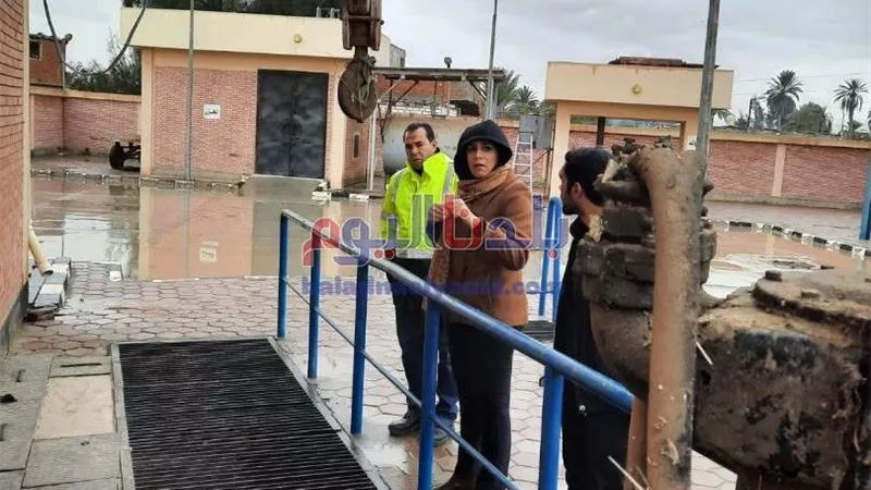 نائب محافظ البحيرة يتابع جهود الحد من آثار موجة الأمطار