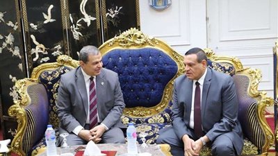محافظ البحيرة يستقبل 