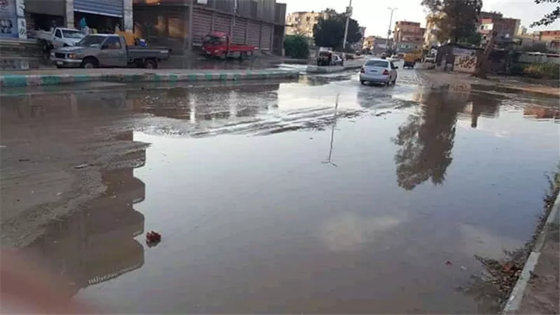 سقوط أمطار غزيرة على عدة مناطق  بشمال سيناء