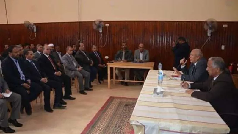 بالتفاصيل.. لقاء محافظ الوادى الجديد وأعضاء المجلس التنفيذى لمركز بلاط