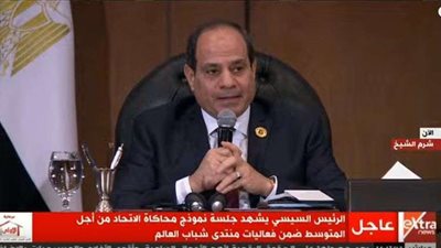 السيسي: بفضل الله وجهد الحكومة والمصريين تجاوزنا المدى الزمني المخطط لشبكة الطرق