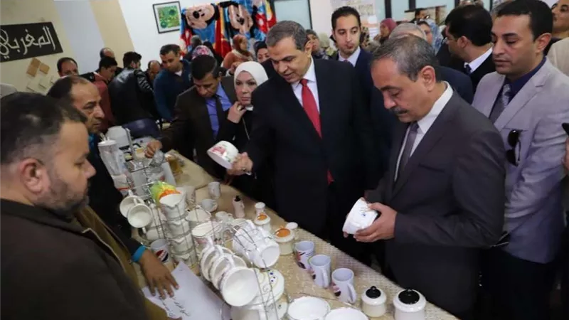 وزير النقل يتابع أعمال تطوير البنية التحتية لورش كوم أبو راضي ببني سويف