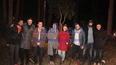 بالصور..  كواليس أول يوم تصوير من فيلم 