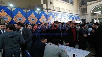 قبل انتهاء الانتخابات.. إقبال كثيف من القضاة على دار القضاء العالي