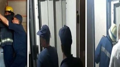 الحماية المدنية بدمياط تنقذ مواطن عقب احتجازه داخل مصعد