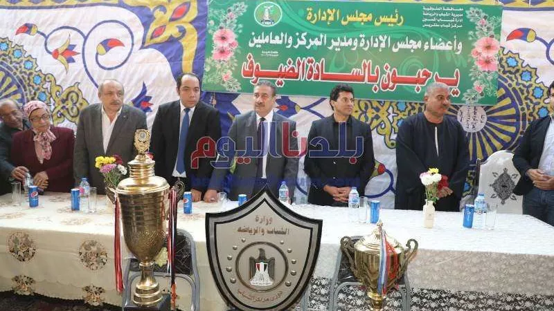 محافظ المنوفية ووزير الشباب يختتمان جولتهما بافتتاح 4 ملاعب رياضية بقرى أشمون