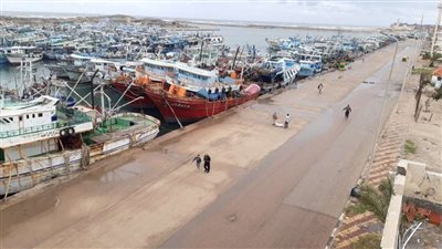 لليوم التاسع على التوالي.. استمرار توقف حركة الملاحة بميناء البرلس