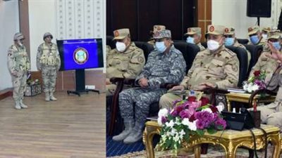 وزير الدفاع يشهد مشروع مراكز القيادة التعبوي « جالوت - 9 » بالمنطقة الغربية العسكرية
