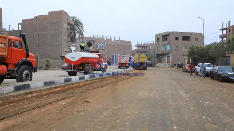 بتكلفة 40 مليون جنيه.. حافظ سوهاج يتفقد أعمال تطوير المدخل الشرقي