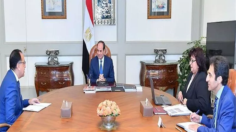 السيسي يؤكد لوزيرة الثقافة أهمية تحقيق رسالة نشر الفنون وترسيخ الهوية بالمجتمع
