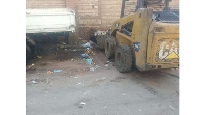 الحصاد الأسبوعي لأعمال النظافة بنطاق حي غرب سوهاج