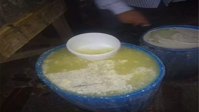 صحة الشرقية تغلق مصنع لمنتجات الألبان وضبط ١٠ طن ملح متحجر بصان الحجر