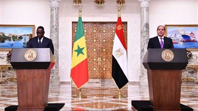 كلمة الرئيس عبد الفتاح السيسي خلال المؤتمر الصحفي المشترك مع رئيس جمهورية السنغال الشقيقة