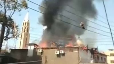 نشوب حريق بأسطح 3 منازل بمدينة السلام بشبرا الخيمة