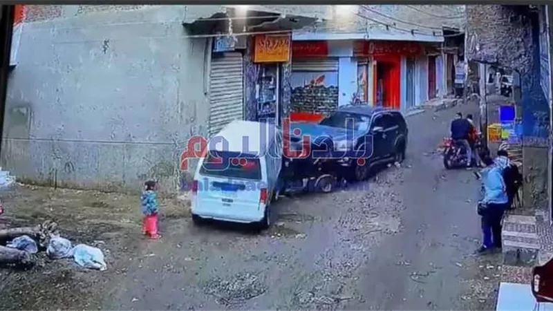 اصابة 4 أشخاص في حادث تصادم سيارة بمدخل قرية بالمنوفية
