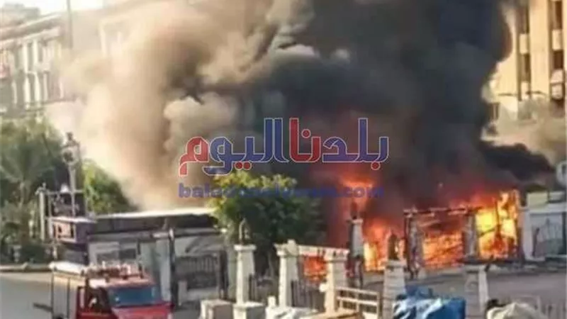 إخماد حريق داخل وحدة سكنية في المنيا الجديدة بسبب انفجار أسطوانة بوتاجاز
