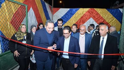 الشوري يفتتح ملعب الكرة الخماسية بحضور نجوم المجتمع ومجلس النواب