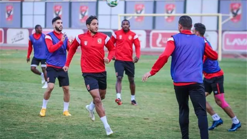 مران خفيف للاعبي الأهلي المشاركين أمام بلاتينيوم