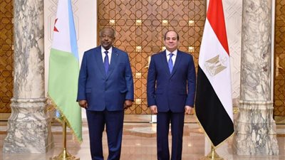 السيسي يبحث التطورات الإقليمية ذات الاهتمام المتبادل بين مصر وجيبوتي.. تفاصيل